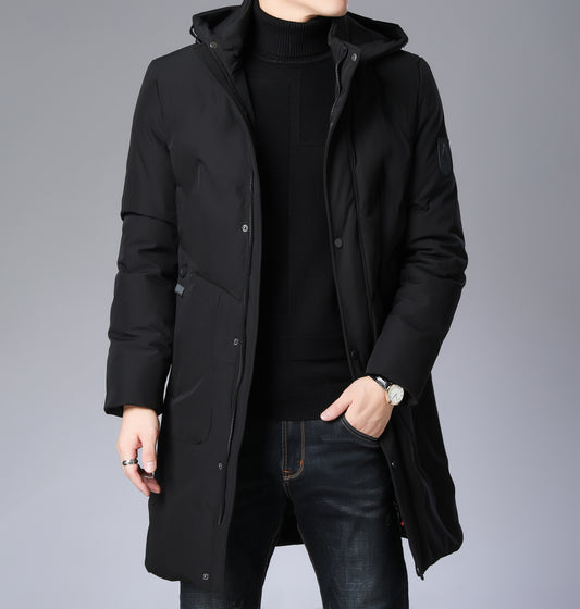 Abrigo Holgado con Capucha para Hombre - Image 2