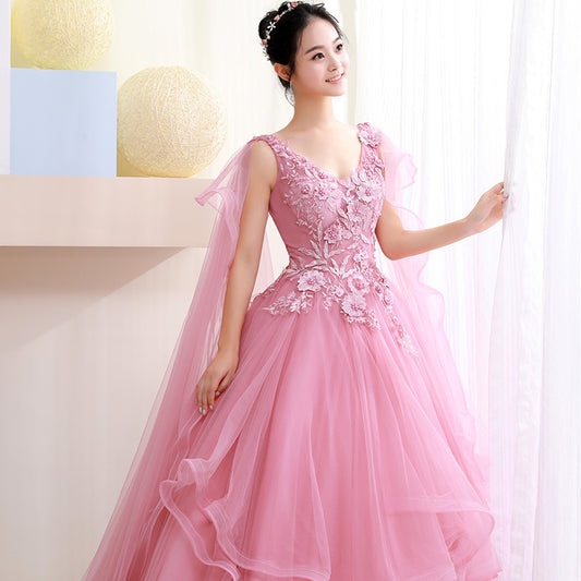 Vestido Largo de Malla Fairy Dream con Efecto Degradado Elegante - Image 2