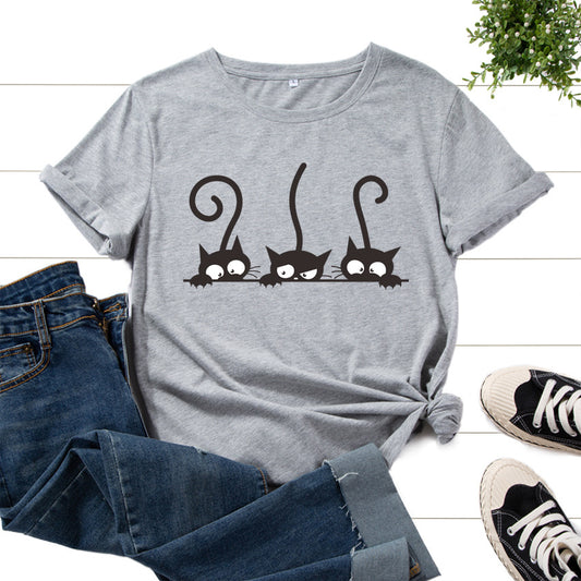 Camiseta de Algodón para Mujer - Manga Corta Perfecta para Verano - Image 2