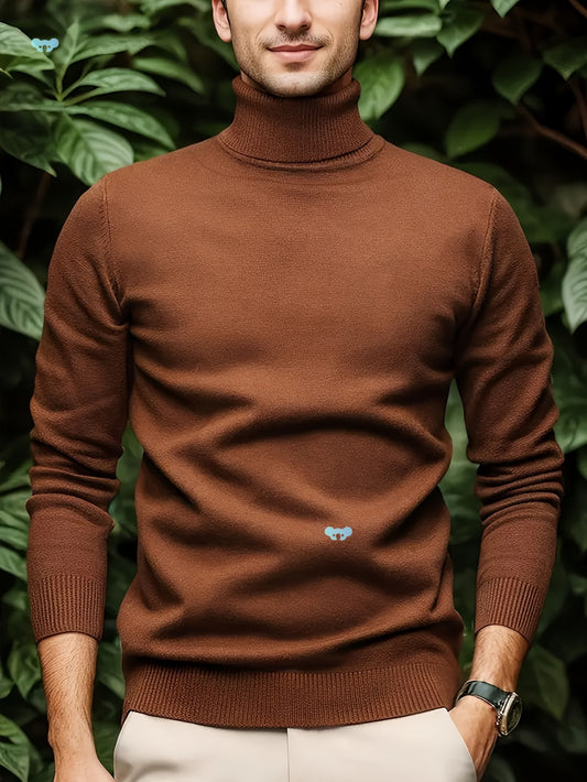Suéter Cuello Alto Viscosa Hombre - Versátil y Suave - Image 2