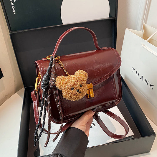 Bolso Cuadrado Retro Portátil - Diseño Versátil para Todo Ocasión - Image 2