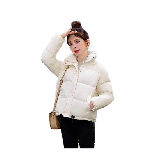Chaqueta Corta Acolchada con Cuello Alto para Mujer - Invierno - Image 2
