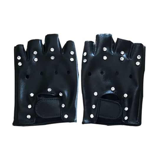 Guantes de Ciclismo Infantiles Medio Dedo PU Sports - Image 2