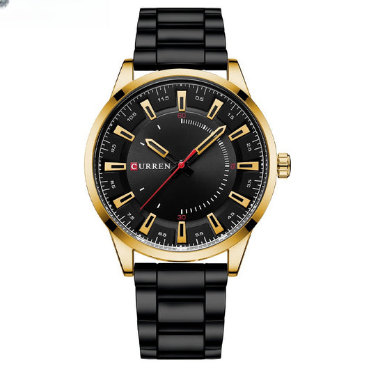 Reloj de Negocios para Hombre con Correa de Acero Inoxidable Resistente al Agua - Image 2