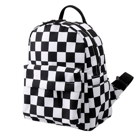 Mochila Cuadrille Clásica Negro y Blanco para Mujer - Image 2