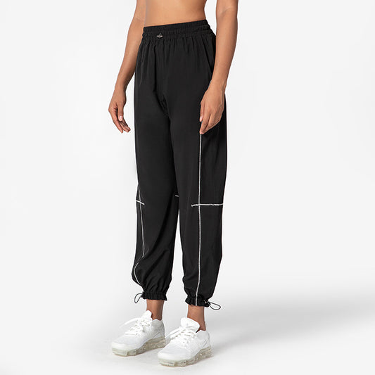 Pantalones Deportivos Mujer Sueltos con Cintura Ajustable - Image 2
