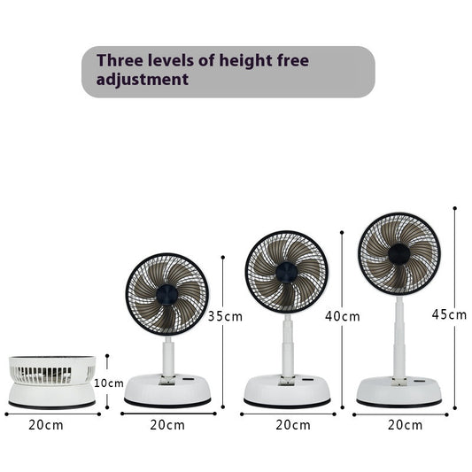 Ventilador de Escritorio Plegable y Portátil con Control Remoto - Image 2