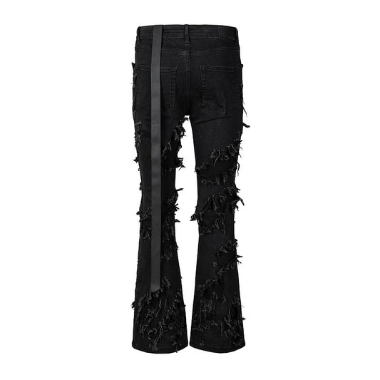 Pantalones Elásticos de Alta Gama Tide Street - Comodidad y Estilo Erosionado - Image 2