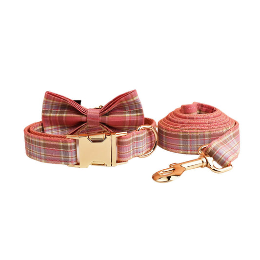 Collar de Tracción a Cuadros para Mascotas - Image 2