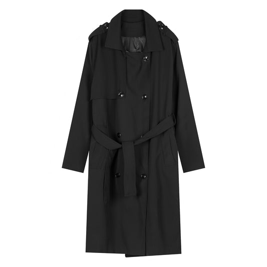 Gabardina Cruzada para Hombre con Cinturón Integrado - Image 2