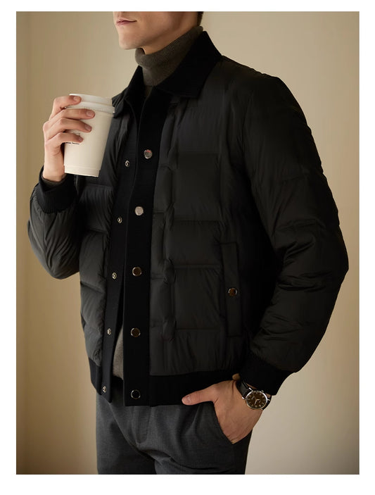 Chaqueta Casual Premium para Hombre con Diseño Patchwork - Image 2