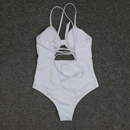 Traje de Baño Entero para Mujer con Tirantes Cruzados - Image 2