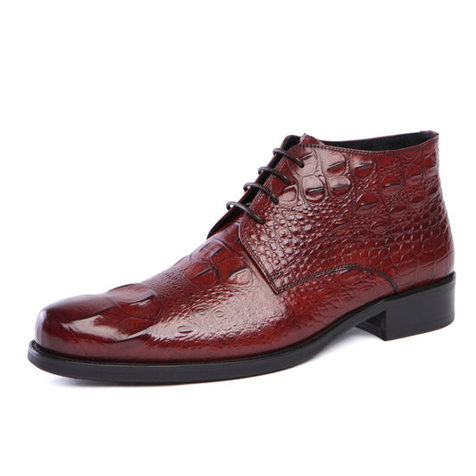 Botas Altas de Cuero para Barbero - Zapatos Profesionales Premium - Image 2