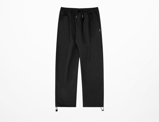 Pantalones Deportivos Holgados con Cordón - Corte Ancho Versátil - Image 2
