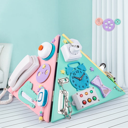 Tablero Didáctico Piramidal de 4 Lados para Niños - Image 2
