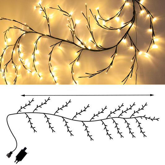 Guirnalda de Luces LED Multicolor con Ratán para Decoración de Interiores - Image 2