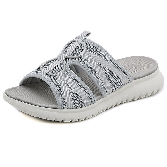 Sandalias Cómodas para Mujer Sports MD - Tallas Grandes Color Puro - Image 2