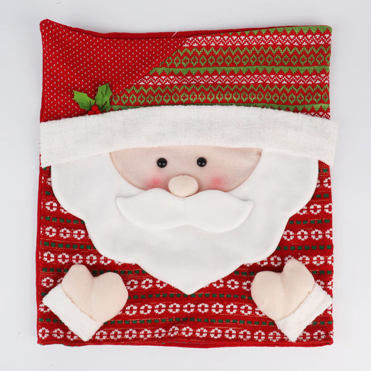 Fundas para Sillas Navideñas con Diseño de Papá Noel - Image 2