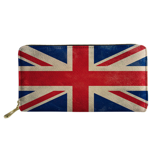 Billetera con Patrón Banderines Vintage Estilo Americano - Image 2