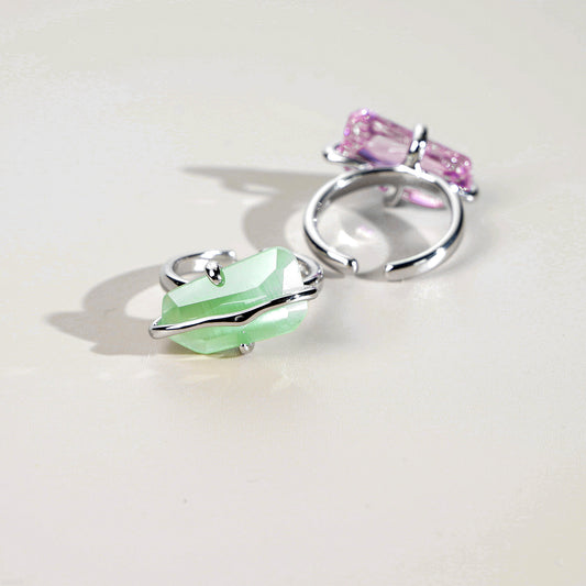 Anillo de Flor de Durazno Diseño Minimalista para Mujer - Image 2