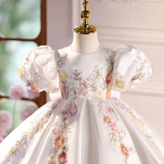 Vestido de Lujo para Presentación de Piano - Disfraz de Actuación Infantil - Image 2