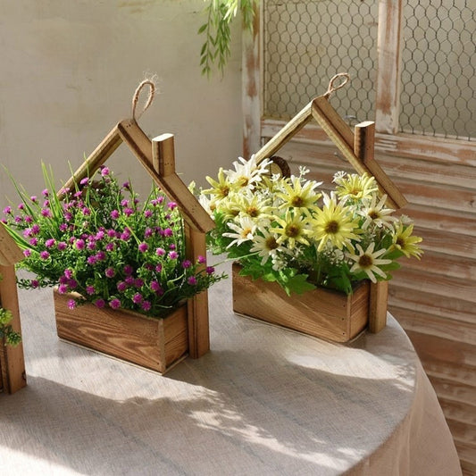 Decoración de Pared Canasta de Flores para el Hogar - Image 2