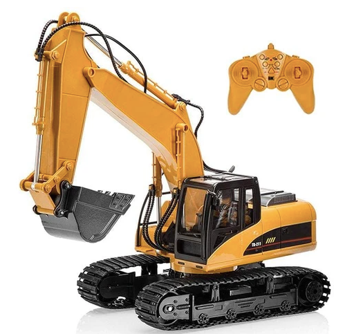 Excavadora de Aleación Teledirigida 2.4G - Vehículo de Ingeniería para Niños - Image 2
