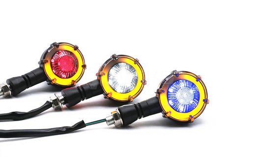 Direccionales LED Secuenciales para Moto - Indicador Dinámico Bicolor - Image 2