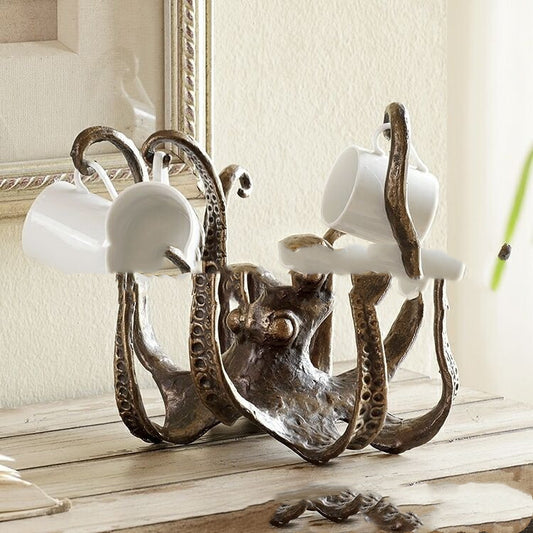 Soporte para Tazas Pulpo Decorativo - Estatua de Resina Grande para Escritorio y Hogar - Image 2