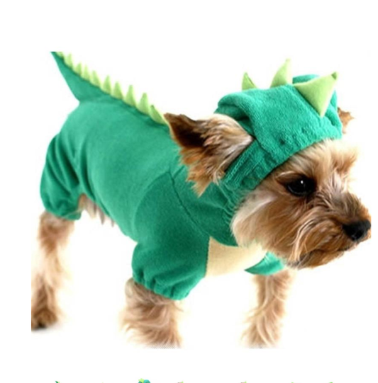 Disfraz de Dinosaurio para Perros Pequeños y Medianos - Ropa Halloween Divertida - Image 2