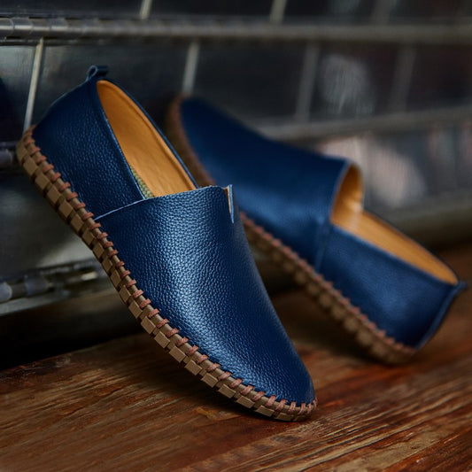 Zapatos de Cuero para Conducir - Mocasines Cómodos Hombre Talla Grande - Image 2