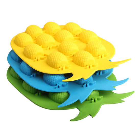 Molde de Hielo de Silicona con Forma de Piña - Fabricador de Cubitos Creativos - Image 2