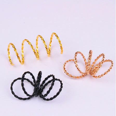 Pack de 10 Trenzas Doradas Variadas para el Cabello - Image 2