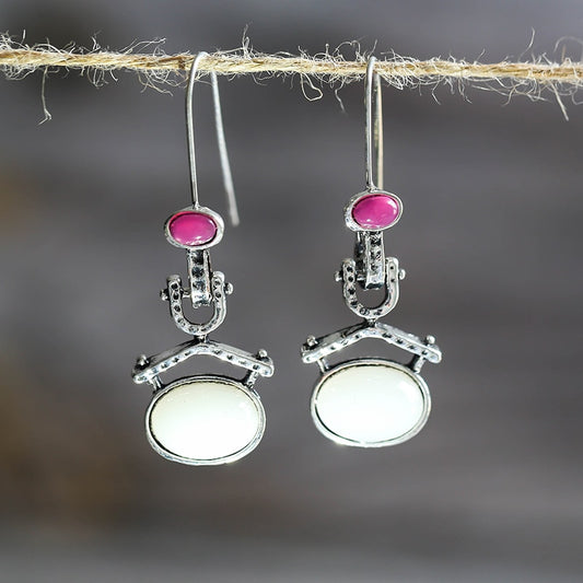 Aretes de Calcedonia y Amatista - Image 2