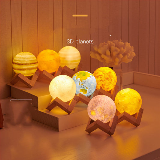 Lámpara Nocturna de los Ocho Planetas - Image 2