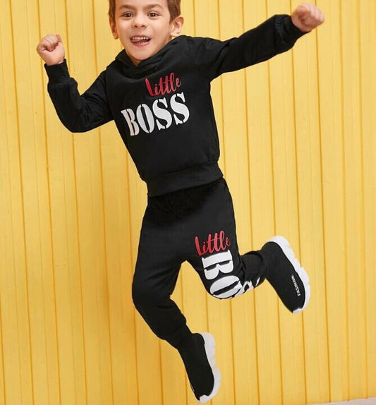 Conjunto deportivo con capucha: sudadera y pantalón dos piezas - Image 2