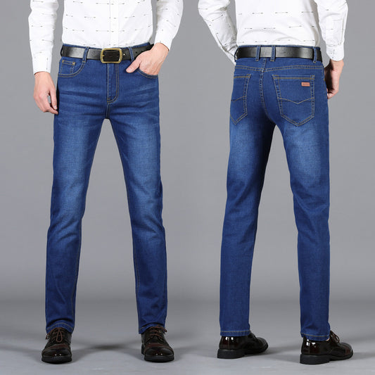 Pantalones Vaqueros Slim Stretch de Corte Recto para Hombre - Image 2