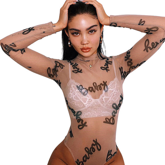 Body de Malla Ajustado Sexy - Image 2