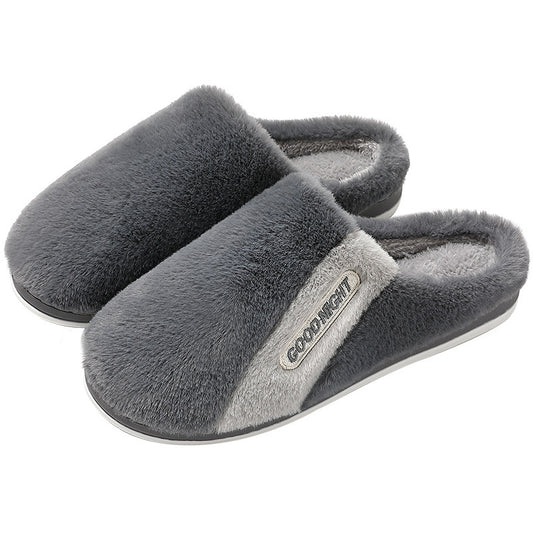 Pantuflas de Algodón Cálidas para Hombre con Suela Antideslizante - Image 2