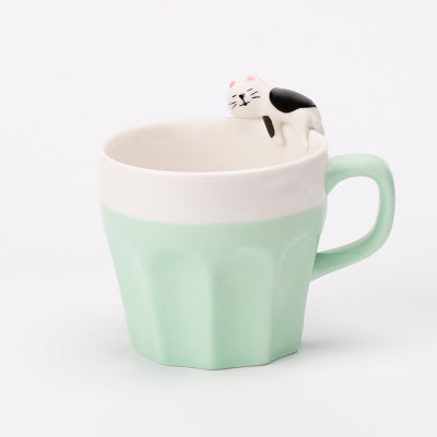 Taza Cerámica Minimalista para Café y Leche - Image 2