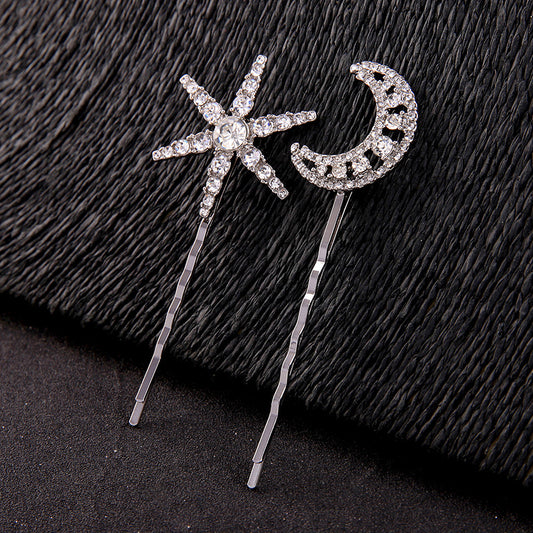 Horquillas de Estrellas y Luna - Accesorios Elegantes para el Cabello - Image 2