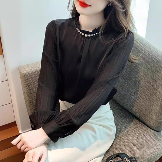 Blusa Casual de Manga Larga Versátil y Moderna - Image 2