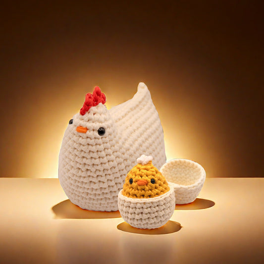 Kit DIY de Muñeca Abeja Tejida a Mano en Lana - Image 2