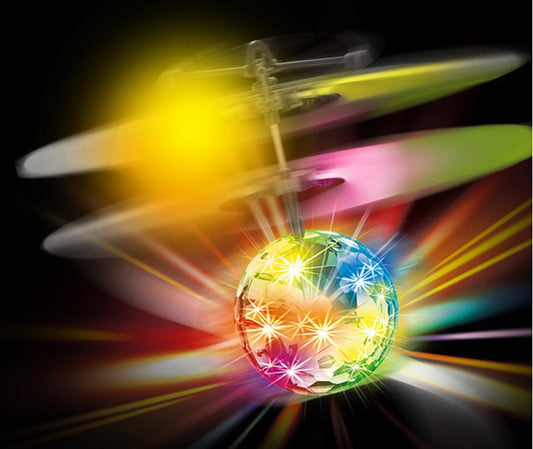 Lámpara Colgante Bola de Cristal con Luz LED Inductiva Multicolor - Image 2