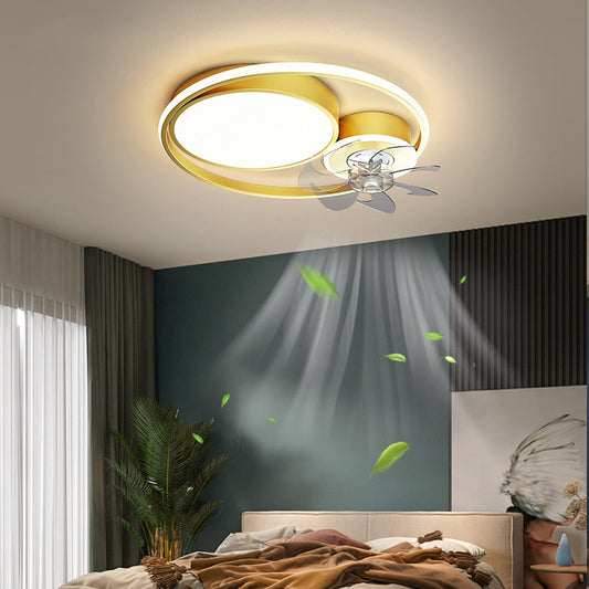 Lámpara Ventilador Nordic Minimalista de Lujo Atmosférico - Image 2