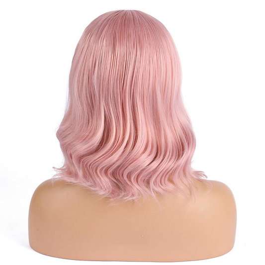 Peluca Rizada Larga Rosa Qi Liu Haizhong - Image 2