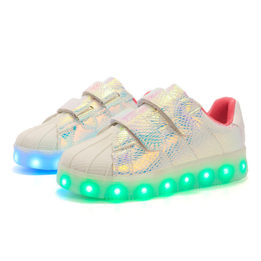 Zapatillas LED Luminosas con Diseño Colorido y Tecnología de Luz - Image 2