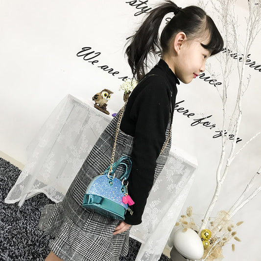 Bolsa Bandolera Infantil con Monedero - Diseño Concha Adorable para Niñas - Image 2