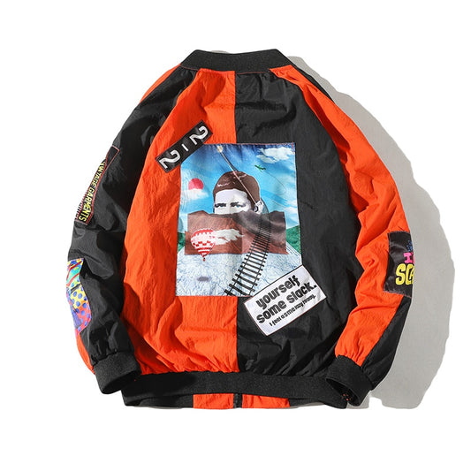 Chaqueta Tipo Beisbolera Juvenil con Estampado Protección Solar - Image 2