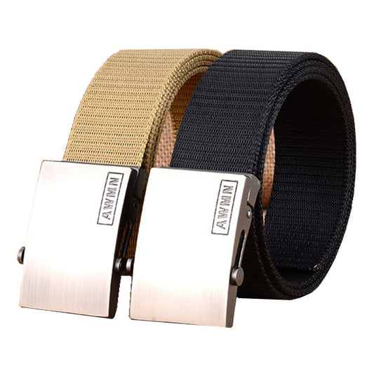 Cinturón de Lona para Hombre con Hebilla Suave - Image 2